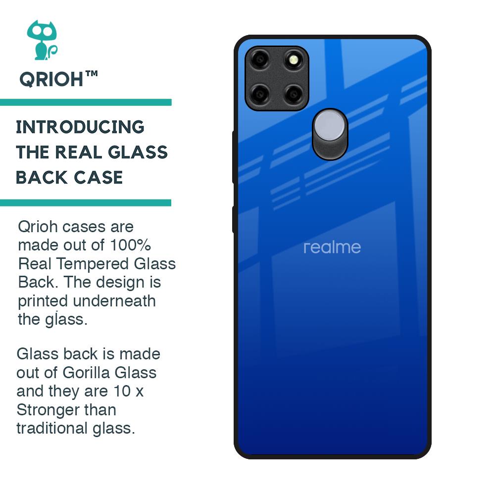 Egyptian Blue Glass Case for Realme C12