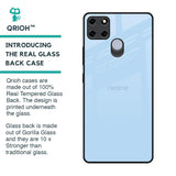 Pastel Sky Blue Glass Case for Realme C12