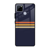 Tricolor Stripes Realme C12 Glass Cases & Covers Online