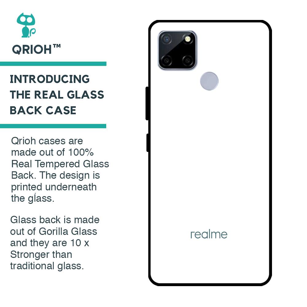 Arctic White Glass Case for Realme C12