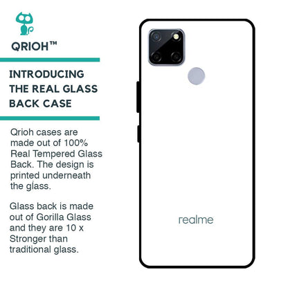 Arctic White Glass Case for Realme C12