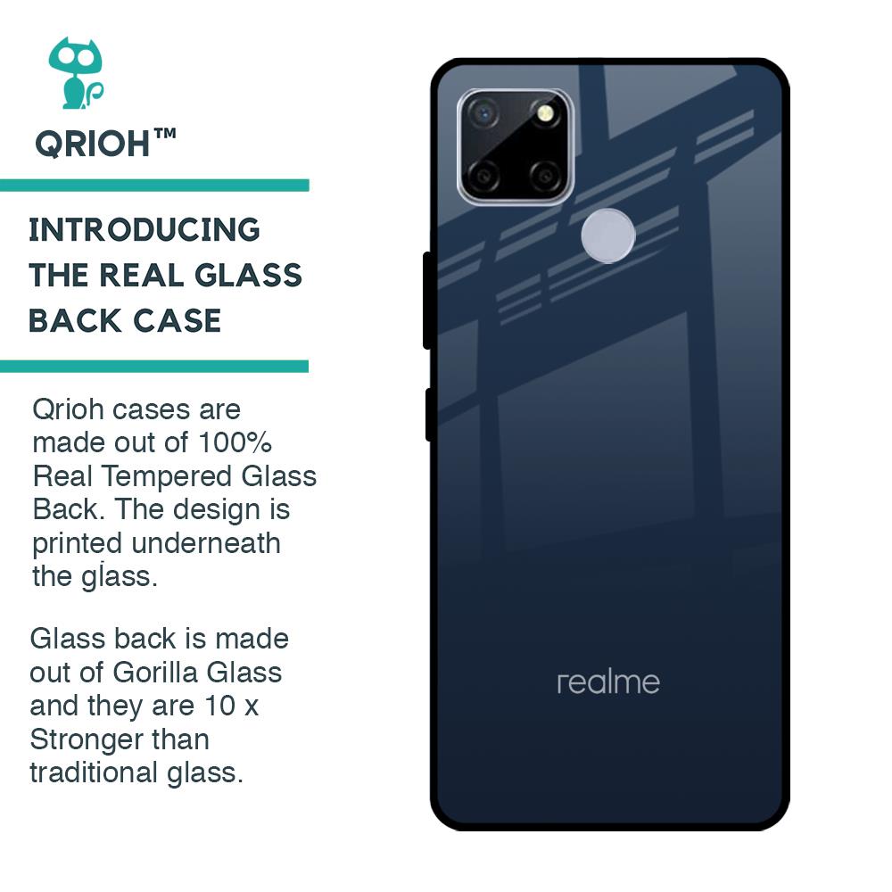 Overshadow Blue Glass Case For Realme C12