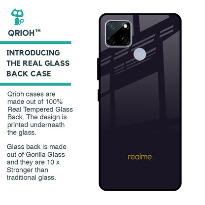 Deadlock Black Glass Case For Realme C12