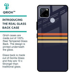 Tricolor Stripes Glass Case For Realme C12