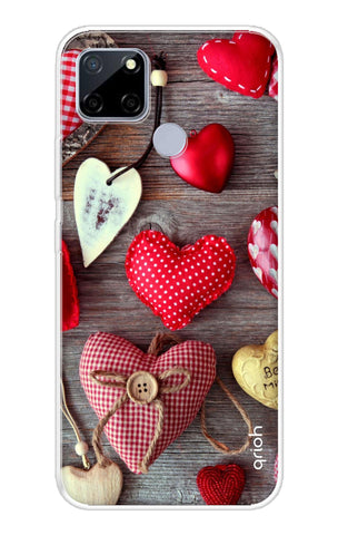 Valentine Hearts Realme C12 Back Cover