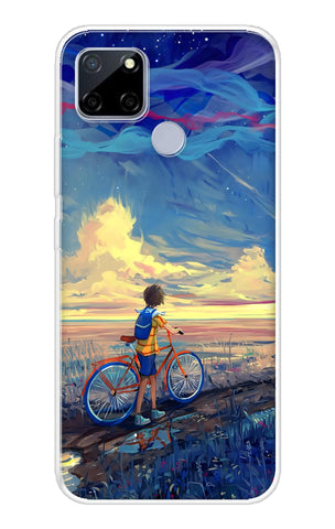 Riding Bicycle to Dreamland Realme C12 Back Cover