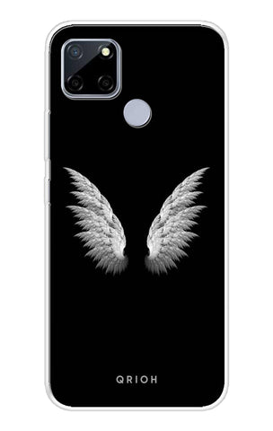 White Angel Wings Realme C12 Back Cover