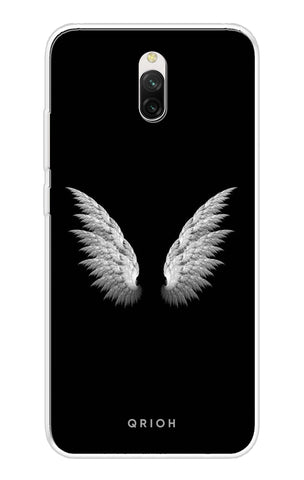 White Angel Wings Redmi 8A Dual Back Cover