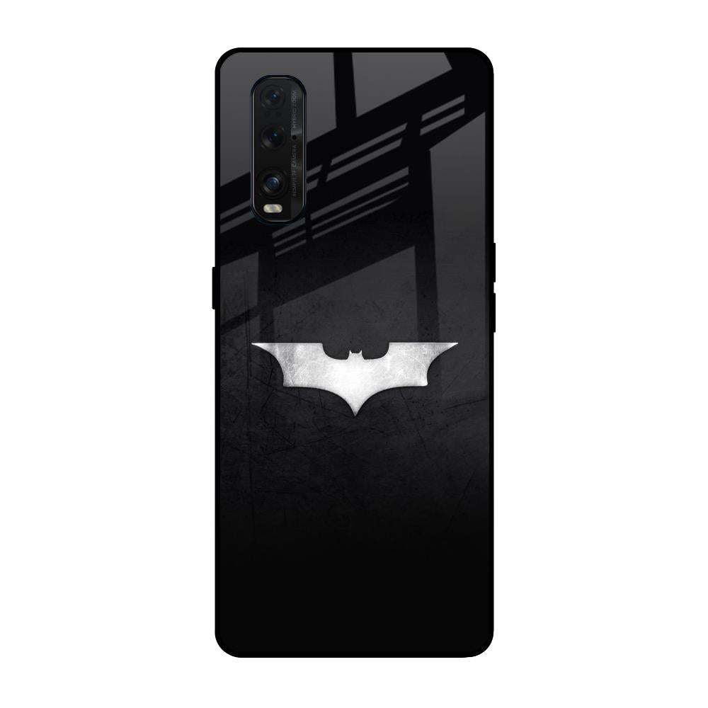 Super Hero Logo Oppo Find X2 Glass Back Cover Online