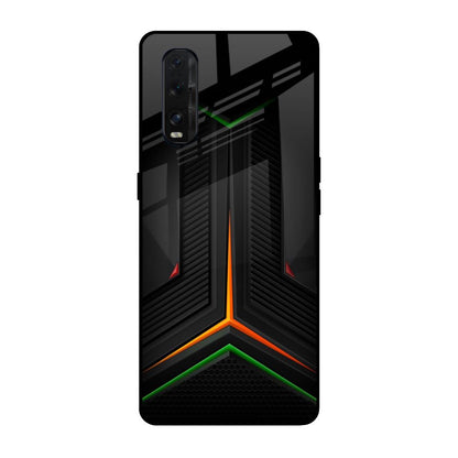 Modern Ultra Chevron Oppo Find X2 Glass Back Cover Online