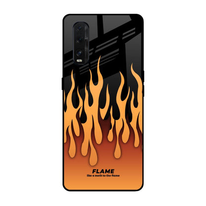 Fire Flame Oppo Find X2 Glass Back Cover Online
