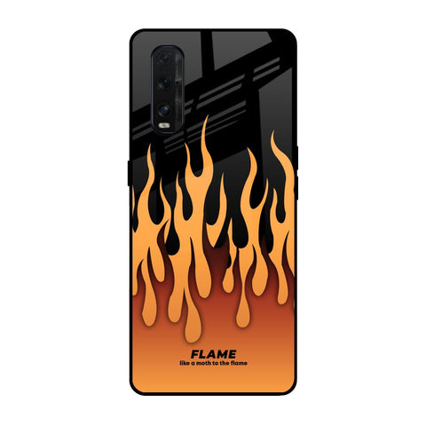 Fire Flame Oppo Find X2 Glass Back Cover Online
