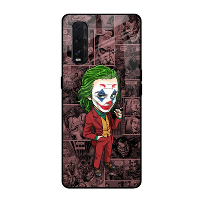 Joker Cartoon Oppo Find X2 Glass Back Cover Online