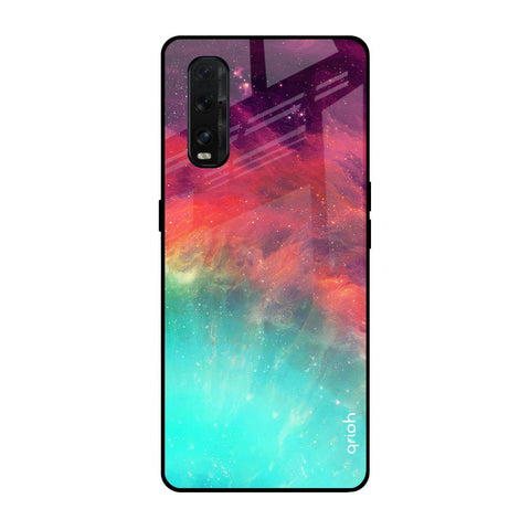 Colorful Aura Oppo Find X2 Glass Back Cover Online
