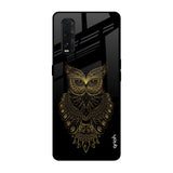 Golden Owl Oppo Find X2 Glass Back Cover Online