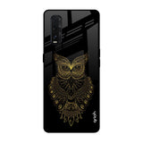Golden Owl Oppo Find X2 Glass Back Cover Online