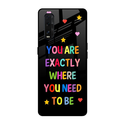 Magical Words Oppo Find X2 Glass Back Cover Online