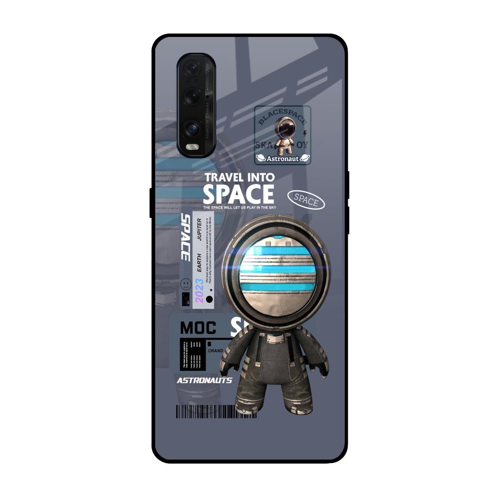 Space Travel Oppo Find X2 Glass Back Cover Online
