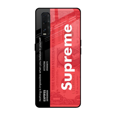 Supreme Ticket Oppo Find X2 Glass Back Cover Online