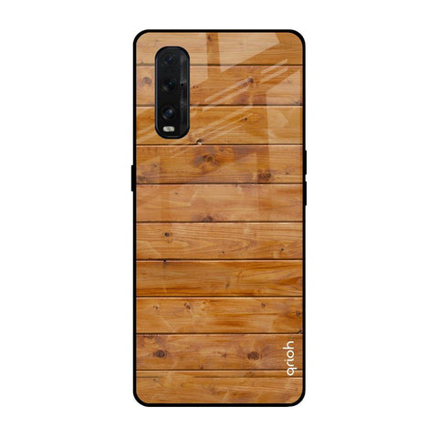 Timberwood Oppo Find X2 Glass Back Cover Online