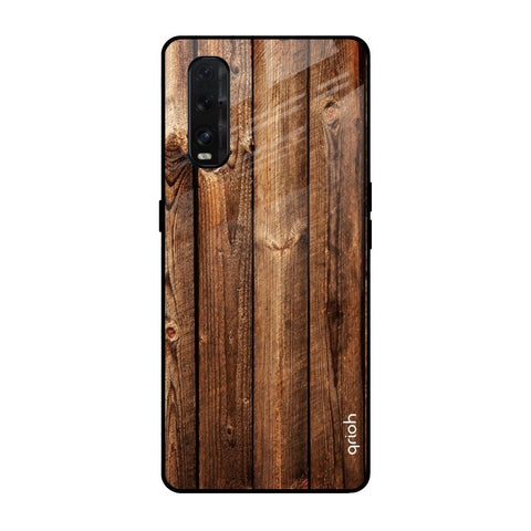 Timber Printed Oppo Find X2 Glass Back Cover Online