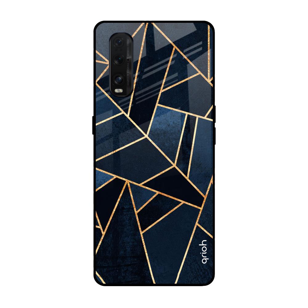 Abstract Tiles Oppo Find X2 Glass Back Cover Online