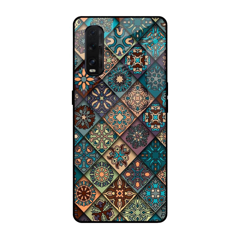 Retro Art Oppo Find X2 Glass Back Cover Online