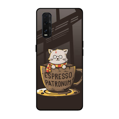 Tea With Kitty Oppo Find X2 Glass Back Cover Online