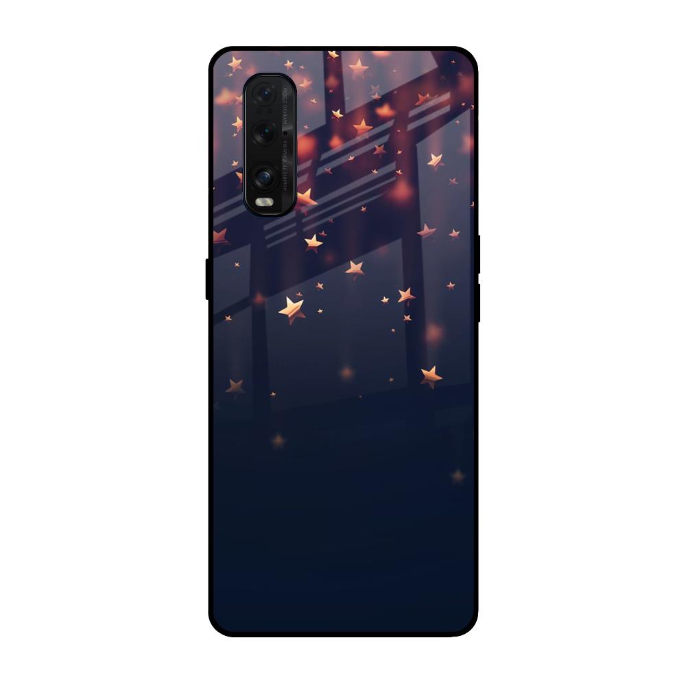 Falling Stars Oppo Find X2 Glass Back Cover Online