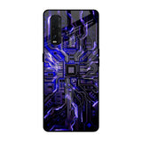 Techno Color Pattern Oppo Find X2 Glass Back Cover Online