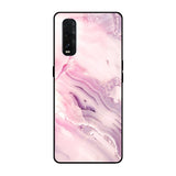 Diamond Pink Gradient Oppo Find X2 Glass Back Cover Online