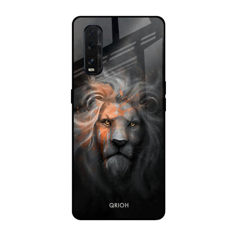Devil Lion Oppo Find X2 Glass Back Cover Online