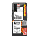 Cool Barcode Label Oppo Find X2 Glass Back Cover Online