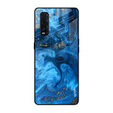 Gold Sprinkle Oppo Find X2 Glass Back Cover Online