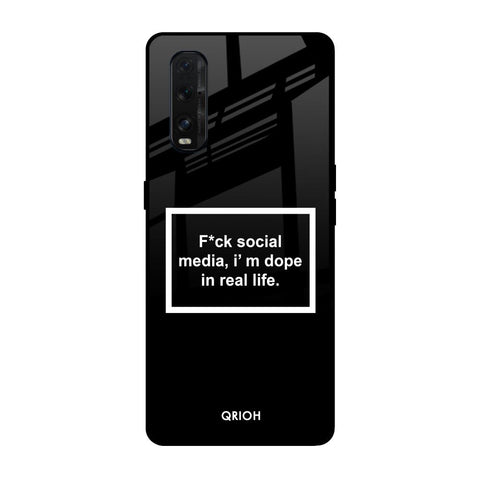 Dope In Life Oppo Find X2 Glass Back Cover Online