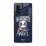 Struggling Panda Oppo Find X2 Glass Back Cover Online