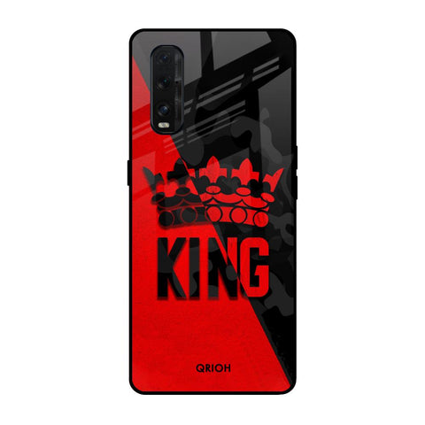 I Am A King Oppo Find X2 Glass Back Cover Online