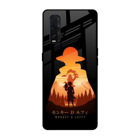 Luffy One Piece Oppo Find X2 Glass Back Cover Online