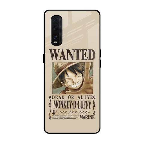 Luffy Wanted Oppo Find X2 Glass Back Cover Online