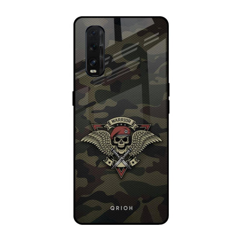 Army Warrior Oppo Find X2 Glass Back Cover Online