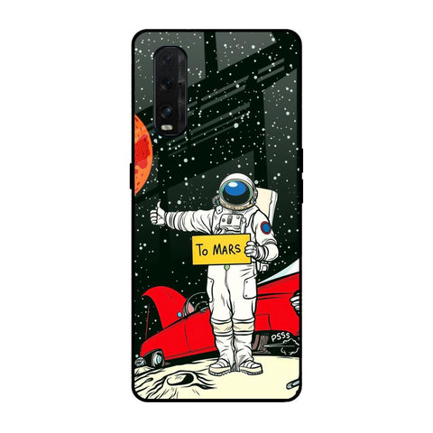 Astronaut on Mars Oppo Find X2 Glass Back Cover Online