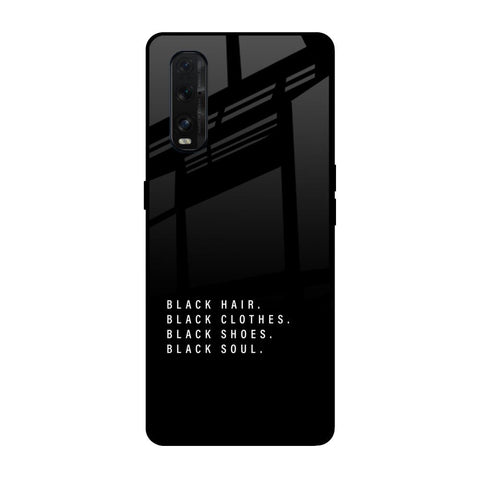 Black Soul Oppo Find X2 Glass Back Cover Online