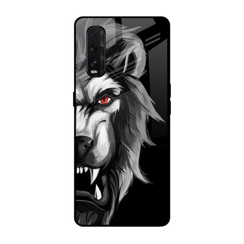 Wild Lion Oppo Find X2 Glass Back Cover Online