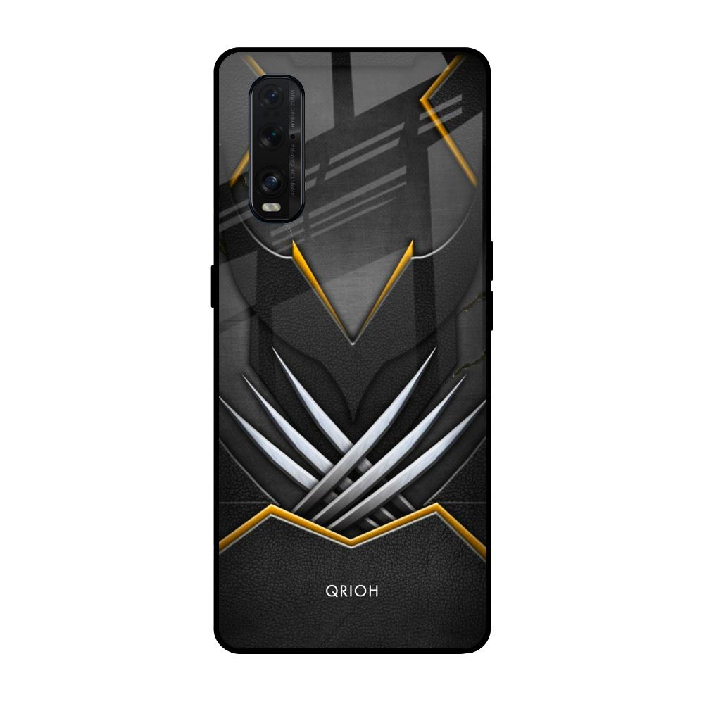 Black Warrior Oppo Find X2 Glass Back Cover Online