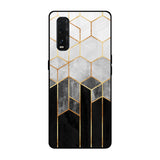 Tricolor Pattern Oppo Find X2 Glass Back Cover Online