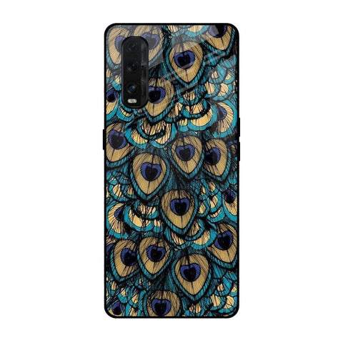 Peacock Feathers Oppo Find X2 Glass Cases & Covers Online