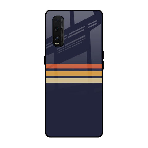 Tricolor Stripes Oppo Find X2 Glass Cases & Covers Online