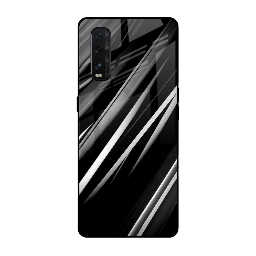 Black & Grey Gradient Oppo Find X2 Glass Cases & Covers Online