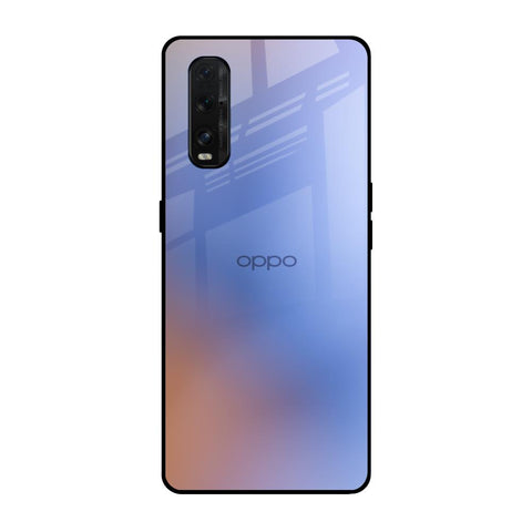 Blue Aura Oppo Find X2 Glass Back Cover Online