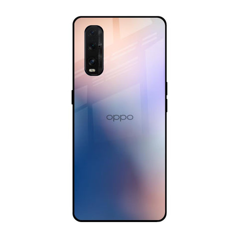 Blue Mauve Gradient Oppo Find X2 Glass Back Cover Online